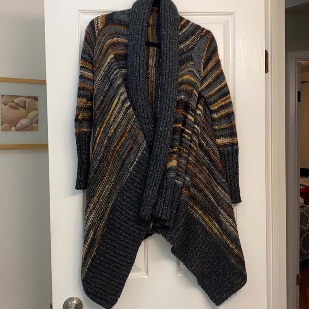Beautiful earth tone shrug poncho/ sweater sz small